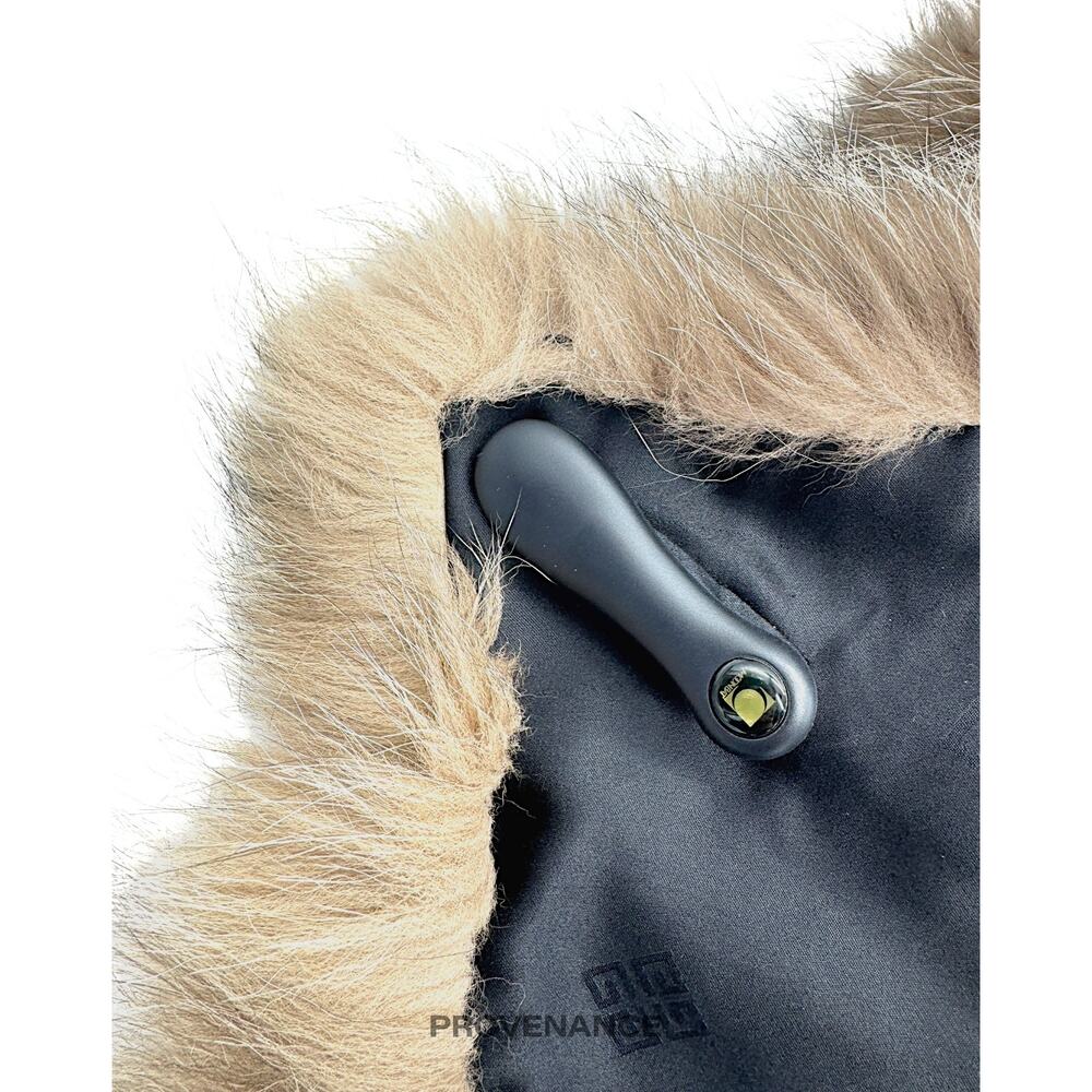 🔴 Givenchy Fur Shawl Scarf - Cream Brown Fox - Picture 6 of 10